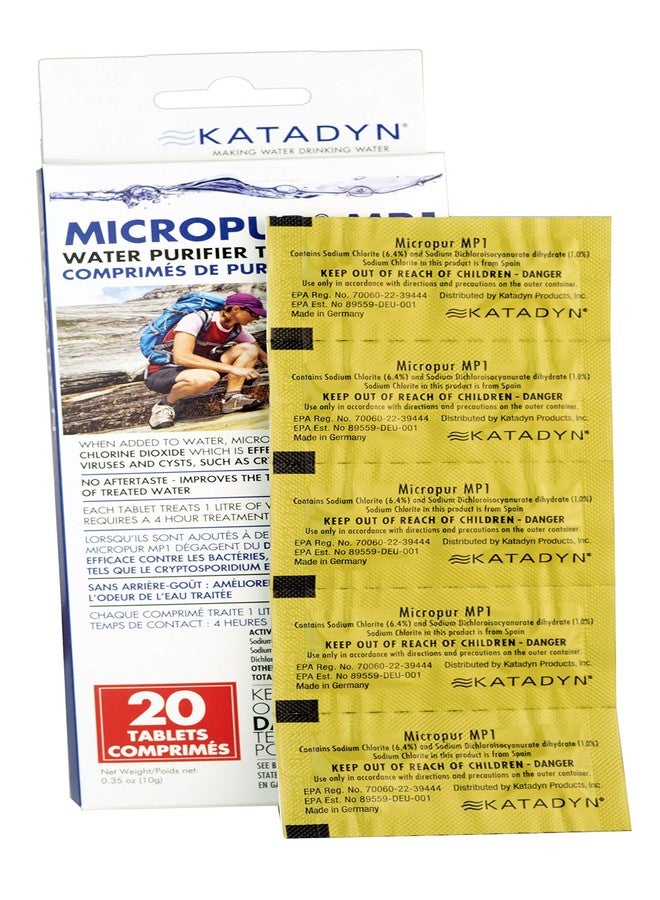 Katadyn Micropur Purification Tablets (Package of 20) - Image 1